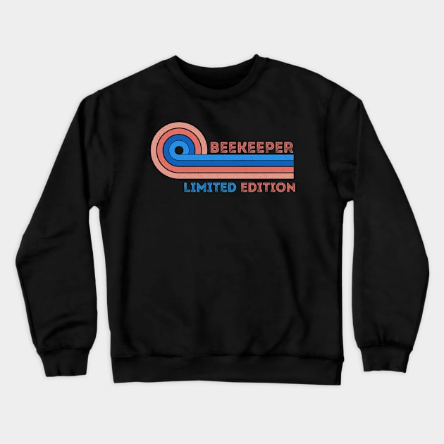 Beekeeper Limited Edition Retro Vintage - Present Ideas For Beekeeper Crewneck Sweatshirt by Pezzolano